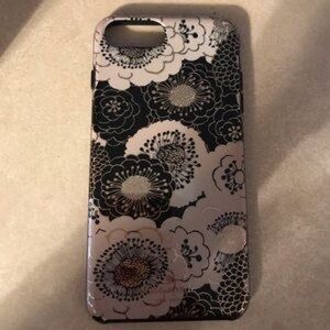 Floral Black and White Phone Case